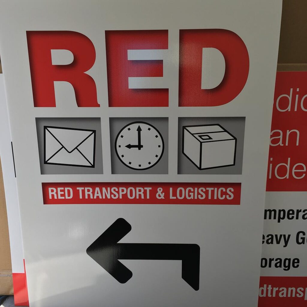 Image of some indoor signage that has been printed by Packwood Printers