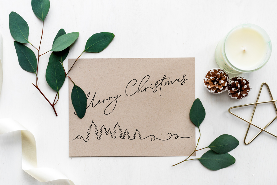 Christmas Greeting Card Designed by Packwood Printers