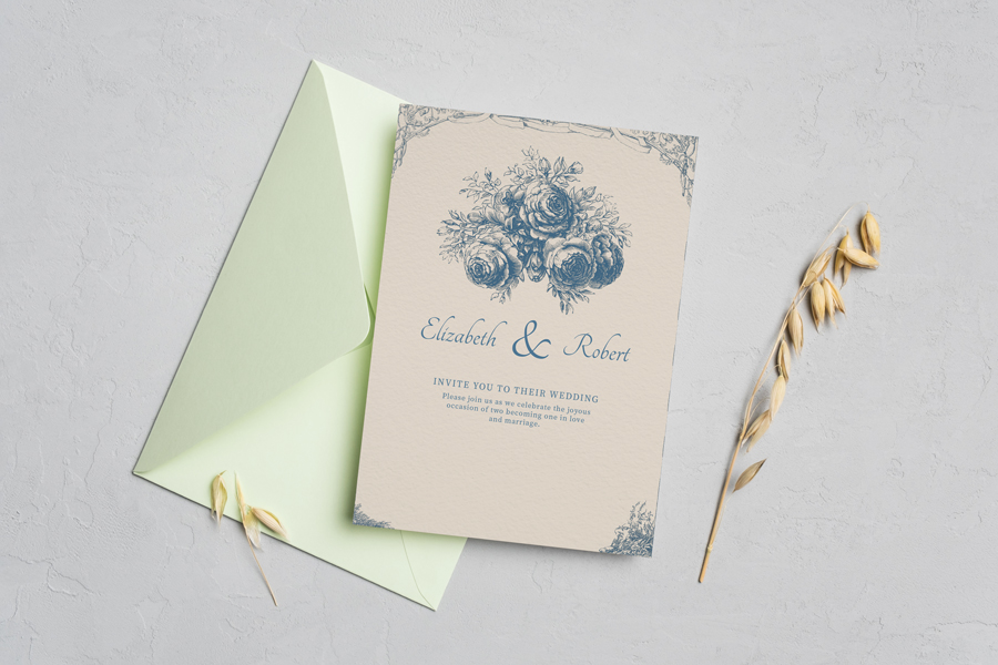 Wedding Invitations for Elizabeth and Robert